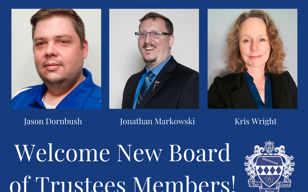 Welcome New Trustees!